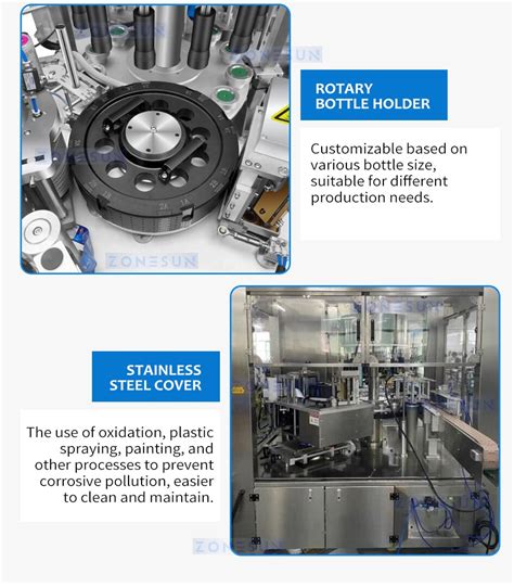 ZONESUN ZS CYXR Automatic Hot Melt Glue Film Round Bottle Labeling M