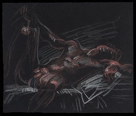 Paul Cadmus Reclining Male Nude Crayon On Paper Auktionen Preisarchiv