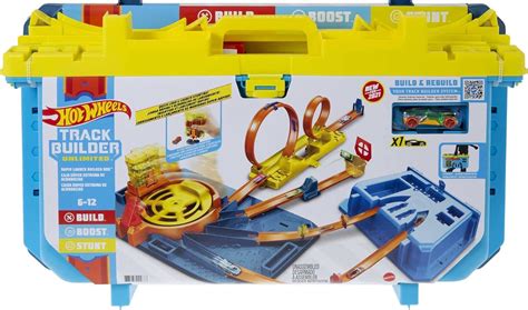 Buy Hot Wheels Track Builder Unlimited Rapid Launch Builder Box All In One Building Stunting