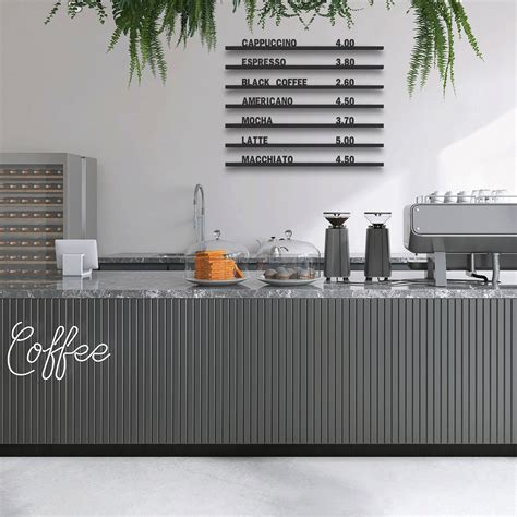 wall menu board customizable wall menu  changeable letters