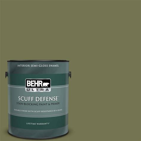 Behr Ultra Gal S Secret Meadow Extra Durable Semi Gloss Enamel