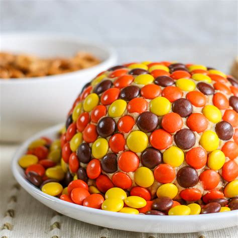 Dessert Ball With Reeses Pieces Candy The Country Chic Cottage