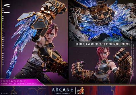 Arcane League Of Legends Hot Toys Vi Figure Pre Order The Toyark News