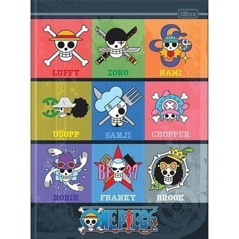 Caderno Brochura One Piece 80fls Tilibra UniversitÁria Papelaria Ltda