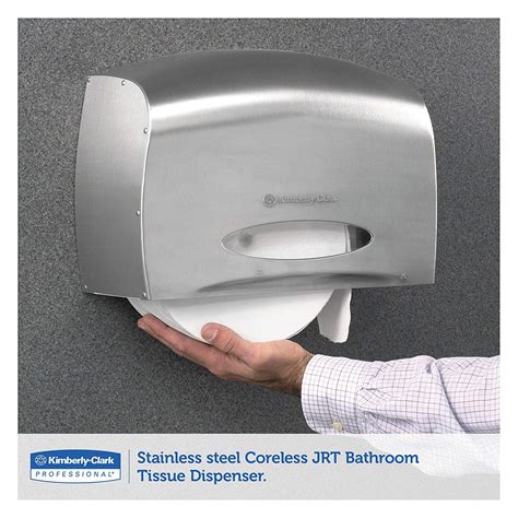 Kimberly Clark Coreless Jrt Jr Bath Tissue Dispenser Ez Load 6x9