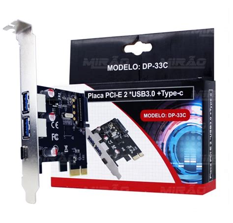 Somos Importador E Distribuidor De Placa Pci E Usb Type C Dex