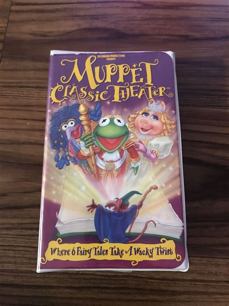 Muppet Classic Theater Vhs 1994 White Clamshell 6 Fairy Tales Wa