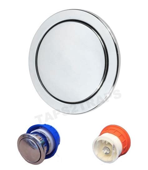 Tyde Thomas Dudley 73mm Round Single Flush Pneumatic Flush Button