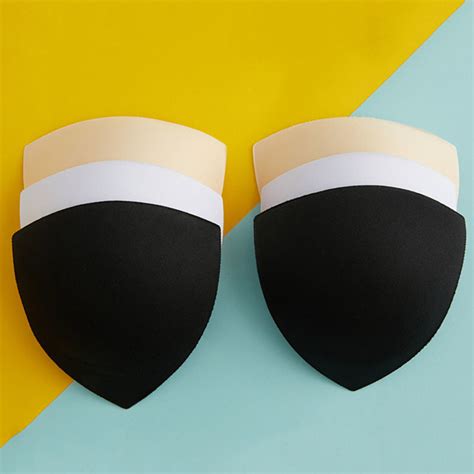 Triangle Sponge Pads Breast Bra Bikini Insert Bra Pads Womens Comfy Sports Cups Bra Cup Pads
