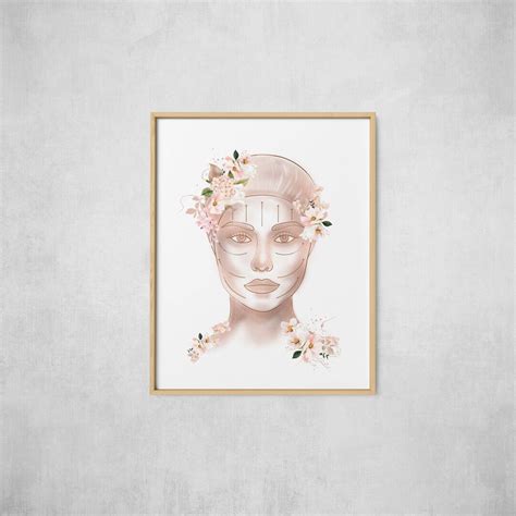 Facelift Face Lift Markings Reconstructive Surgery Plastic Etsy