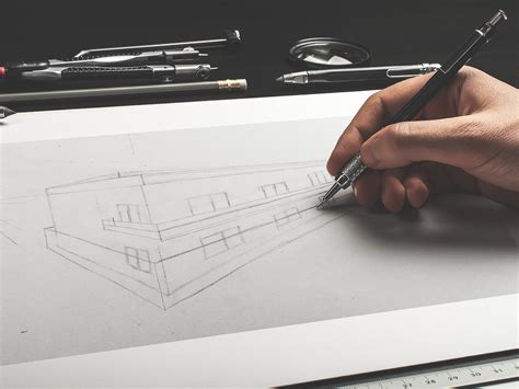 2-point Perspective Architectural Drawing on Behance