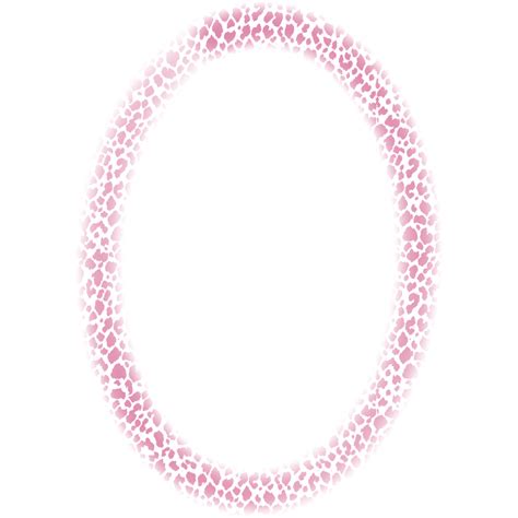 Oval Frames In Leopard Color 9593764 Png