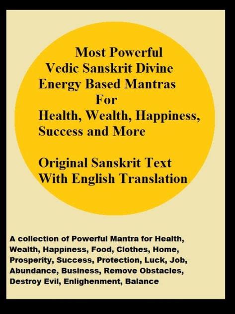 Most Powerful Vedic Sanskrit Divine Energy Based Mantras For Health