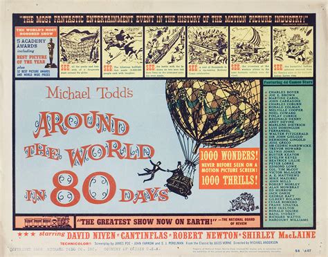 Around The World In Eighty Days Original 1958 Us Title Card