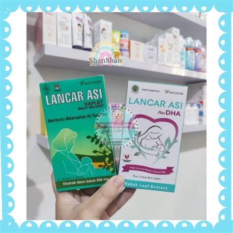 Jual Mecosin Lancar Asi Ekstrak Daun Katuk Lancar Asi Plus DHA 200mg