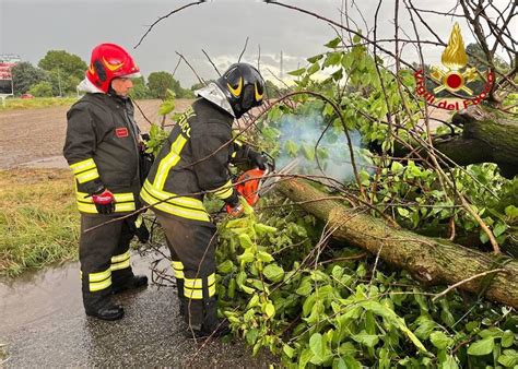 Maltempo Nel Lodigiano Allagamenti Alberi Caduti E Incendi