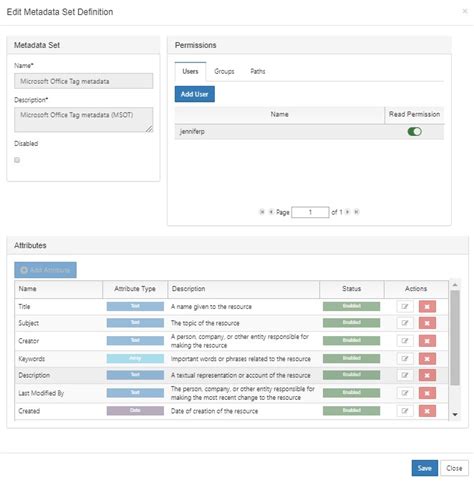 Working With Built In Metadata Filecloud Docs Server