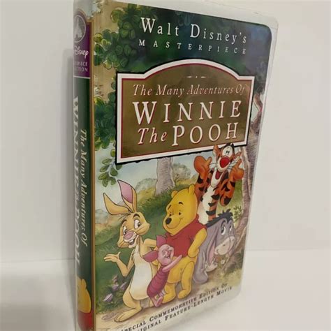 THE MANY ADVENTURES Of Winnie The Pooh VHS 1996 Videotape Cassette 4