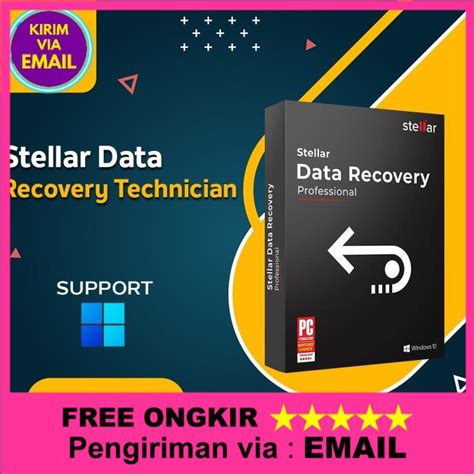 Jual Stellar Data Recovery Technician 10 Full Version Win Lifetime