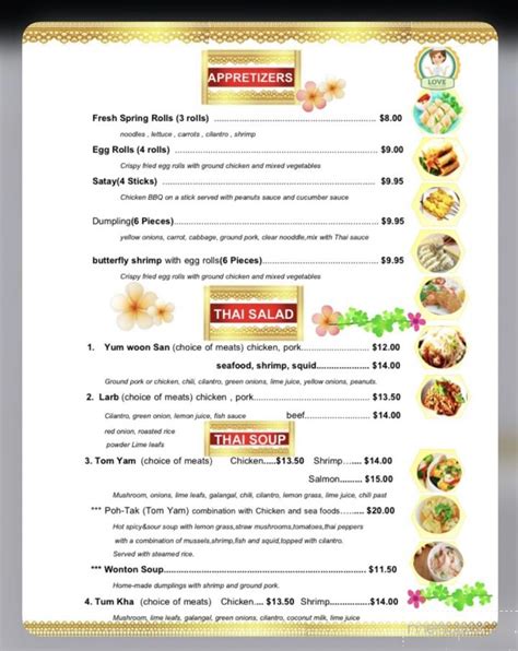 Menu Of Pho And Thai Restaurant In Palmer Ak 99645