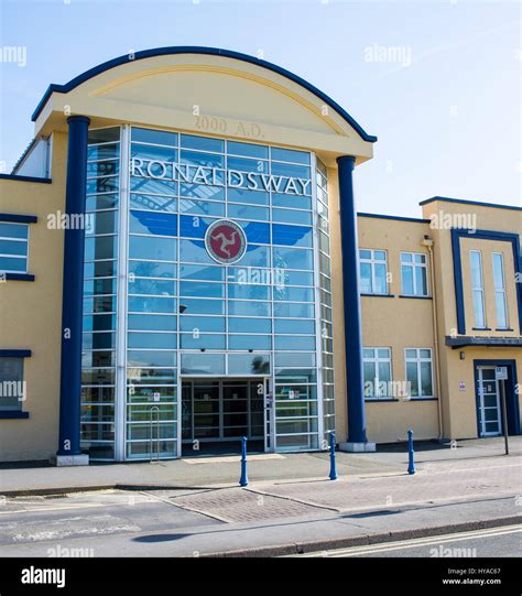 Ronaldsway Airport Terminal Building Isle Of Man Stock Photo Alamy