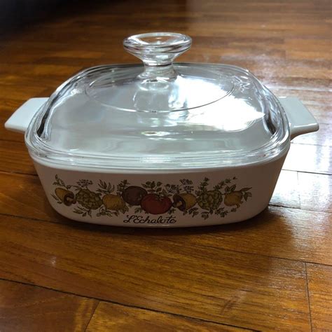 Pyrex Vintage Lechalote La Marjolaine Spice Of Life Corningware