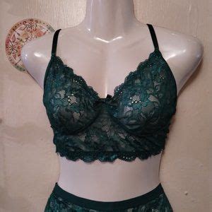 Avidlove Intimates Sleepwear Avidlove W Emerald Lace Lingerie Set Poshmark