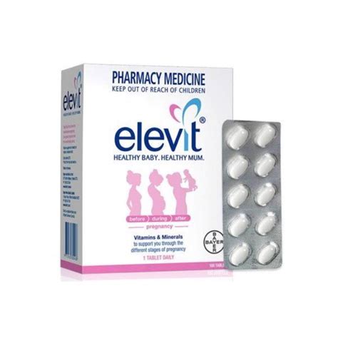 Jual Elevit Pregnancy Multivitamin 10 Tablets 10 Days Shopee Indonesia