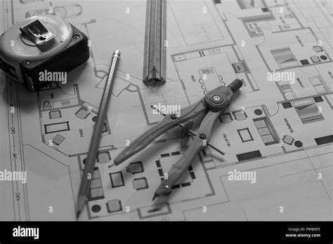 Blueprint Revision Architecture Stock Photo Alamy