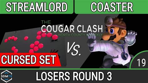 TCC 21 Streamlord B0XX Vs Coaster Dr Mario SSBM Losers R3