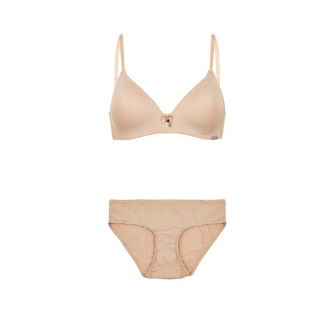 Phoebe Bralette Midi Panty Set Nude Io Sono