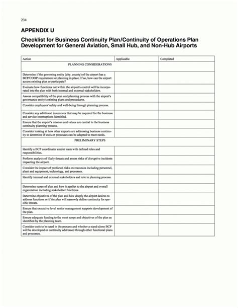 Free Disaster Recovery Plan Checklist Test Network Template Xls Data