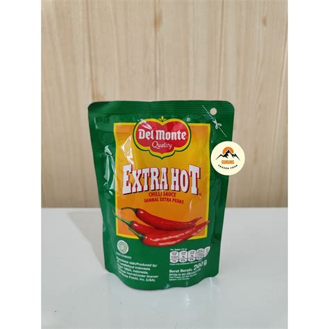 Jual Del Monte Saus Sambal Extra Hot Gr Shopee Indonesia