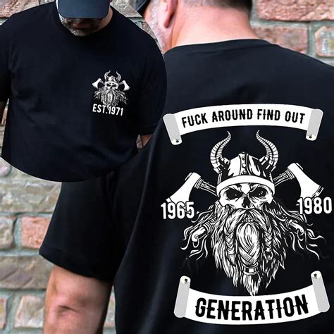 The Ture FAFO Generation X Skull Double Sided Custom Shirt Fuck Around Find Out Sweatshirt