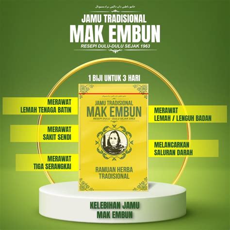 Jamu Mak Embun Makjun Asli Jamu Lelaki Tenaga Batin Ubat Kuat