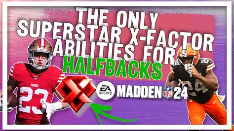 The Best Superstar X Factor Abilities For Halfback YouTube