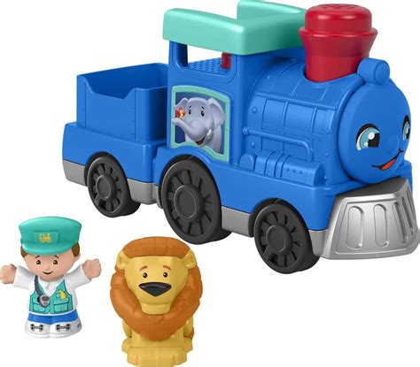 Amazon.com: Fisher-Price Little People - Vehículo de tren de animales ...