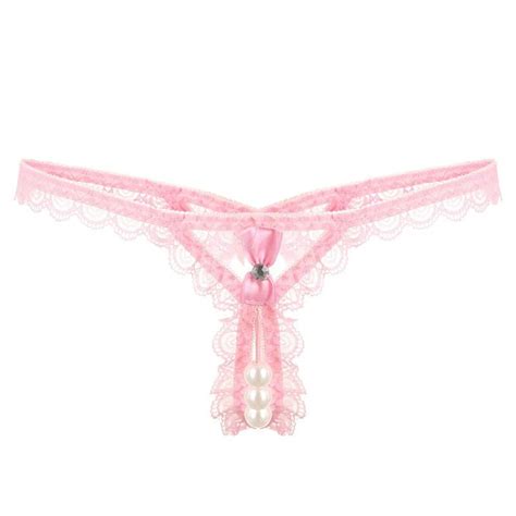Yuhaotin Leather Lingerie Body Suits Women Thong Female Pearl Massage