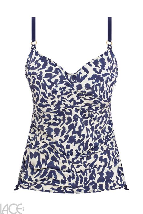 Fantasie Swim Hope Bay Tankini Top F K Cup French Navy Lace Lingerie Nl
