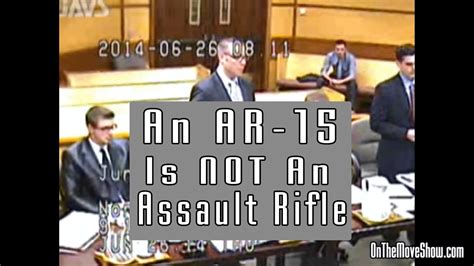 An AR 15 Is NOT An Assault Rifle Open Carry Trial PT 5