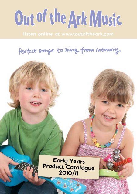 Download Our Latest Nursery Catalogue Out Of The Ark Music