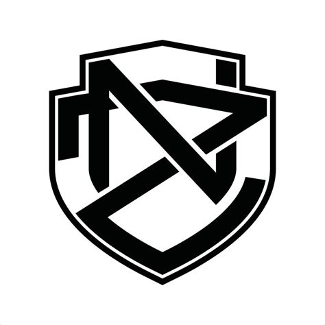 Nz Logo Monogram Vintage Design Template 16805680 Vector Art At Vecteezy