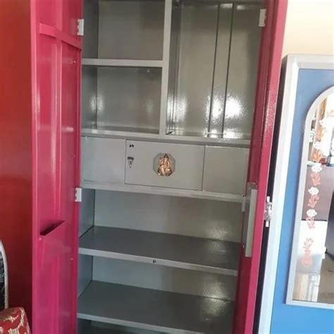 Door With Locker Steel Bero Almirah Shelves With Mirror At Rs