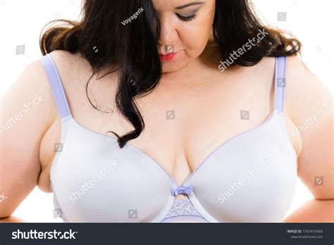 Plus Size Fat Mature Woman Wearing Stock Photo Shutterstock