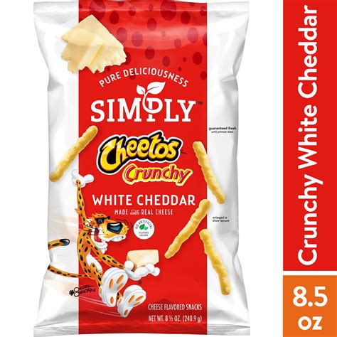 Simply Cheetos Crunchy White Cheddar Puffed Snacks