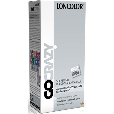 Деколорант за коса без амоняк Loncolor GoCrazy, 120 мл - eMAG.bg