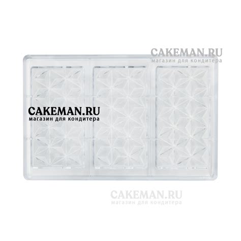 Поликарбонатная форма для конфет MARTELLATO - "Плитка шоколада ...