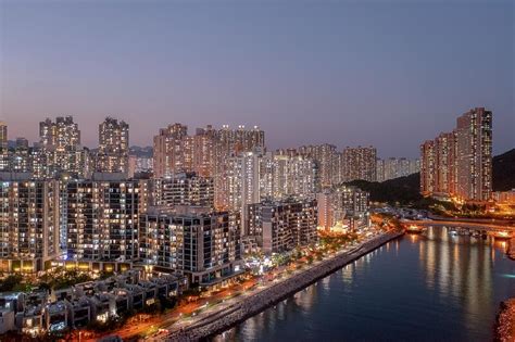 Panorama Aerial View Of Hong Kong City Tseung Kwan O 8 April 2022