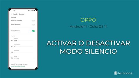 Activar O Desactivar El Modo Silencio Oppo Android Coloros