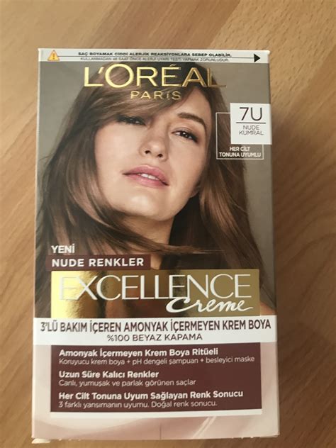 L Or Al Paris Excellence Creme Nude Renkler U Nude Kumral Denebunu